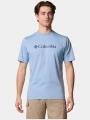 Columbia CSC Basic Logo Short Sleeve Shirt férfi rövid ujjú póló kék színben 1
