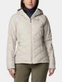 Columbia Heavenly Hooded Jacket női steppelt átmeneti kabát homok színben 1