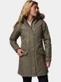 Columbia Suttle Mountain Long Insulated Jacket női télikabát zöld színben 1