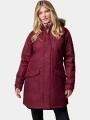 Columbia Suttle Mountain Long Insulated Jacket női télikabát bordó színben 1