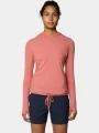 Mountain Hardwear Crater Lake Long Sleeve Hoody női hosszú ujjú sport póló piros színben 1
