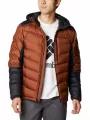 Columbia Labyrinth Loop Hooded Jacket férfi utcai kabát barna színben 1