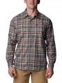Columbia Silver Ridge Utility Lite Plaid Long Sleeve Shirt férfi túraing szürke színben 1