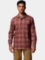 Columbia Silver Ridge Utility Lite Plaid Long Sleeve Shirt férfi hosszú ujjú túraing piros színben 1