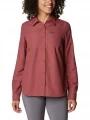 Columbia Silver Ridge 3.0 Long Sleeve Shirt női túraing piros színben 1