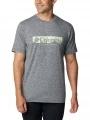 Columbia Kwick Hike Graphic Short Sleeve Tee férfi rövid ujjú sport póló fekete színben 1