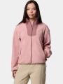 Columbia Sequoia Grove Full Zip Fleece női polár pulóver rózsaszín színben 1