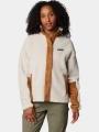 Columbia Cloud Point Snap Fleece női polár pulóver homok színben 1