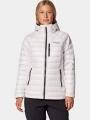 Columbia Arctic Crest Down Hooded Jacket női steppelt átmeneti kabát fehér színben 1