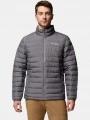 Columbia Powder Lite II Jacket férfi steppelt átmeneti kabát szürke színben 1