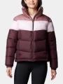 Columbia Puffect II Colorblock Jacket női steppelt átmeneti kabát rózsaszín színben 1