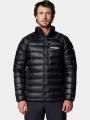 Columbia Arctic Down Jacket férfi steppelt átmeneti kabát fekete színben 1