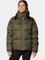 Columbia Puffect Herringbone Jacket női télikabát zöld színben 1