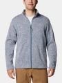 Columbia Alto Pass Full Zip Fleece férfi polár pulóver világoskék színben 1