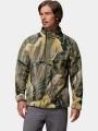 Columbia Helvetia II Printed Half Snap Fleece férfi polár pulóver zöld színben 1