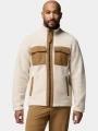 Columbia Juniper Peak Full Zip Fleece férfi polár pulóver homok színben 1
