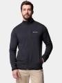 Columbia Essential Hike Grid Fleece Full Zip férfi polár pulóver fekete színben 1