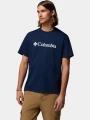 Columbia CSC Basic Logo Tee férfi rövid ujjú póló sötétkék színben 1
