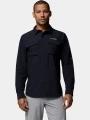 Columbia Silver Ridge Elite Long Sleeve Woven férfi hosszú ujjú ing fekete színben 1