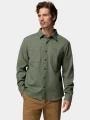 Columbia Twill River Long Sleeve Knit Shirt férfi hosszú ujjú ing sötétzöld színben 1