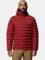 Columbia Terwilliger Trail Heat Seal Hooded Jacket férfi steppelt átmeneti kabát piros színben 1