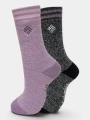 Columbia 2PP Thermal Crew női thermo zokni magenta színben 1