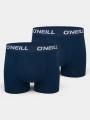 O'Neill O'Neill Men Boxershorts Uni 2-Pack férfi alsónadrág sötétkék színben 1